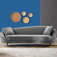 Corpen Fabric Sofa (Grey)