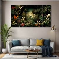 The Castle Decor Nature Art Wall Painting Wooden Framed 27x48 Inch (Style 21)