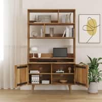 Atlantis Solid Wood Bookshelf in Mango Natural