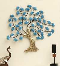 W-Dara Abstract Metal Wall Decor in Multicolor Set of 1