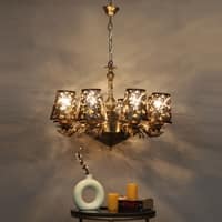 Devansh Metal Electric Wall Light in Multi Colour with Multi Shade Count of 2 Lights