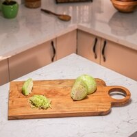 Ireka Home Slizen Acacia Wood Chopping Board – Cutting & Serving Board (58 x 25 cm)