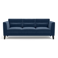 Lewis Sofa Set (Colour : Lapis Blue, Cushion : Hard, Seater : 3+2+1)
