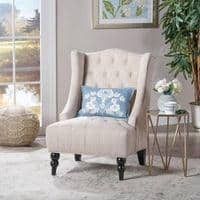Denny Accent Chair in Beige Colour