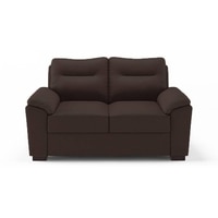 Adelaide 2 Seater Leather Sofa in Chocolate Colour