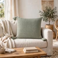 Moss Knit Seneca Rock Decorative Cushion Cover 16 x 16 Inches