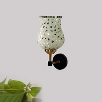 Devansh Metal Electric Wall Light in Black Colour with Multi Shade Count of 1 Light