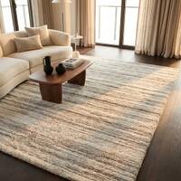 Jaipur Rugs Solid Polyester 5x8 Feet Classic Grey Hand Knotted Rug Carpet
