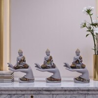 VEDAS Polyresin  Figurine in Grey Colour