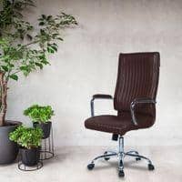 Leanoxa High Back Executive Chair in Brown Colour