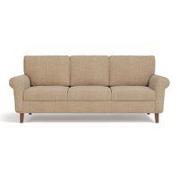 Oxford 3 Seater Fabric Sofa in Sandshell Beige Colour