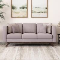 Rubik 3 Seater Fabric Sofa in Smokey Taupe Colour