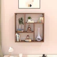 Javis Engineered Wood Wall In Brown Maple Finish