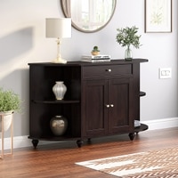 Ramore Solid Wood Sideboard in Mahogany Finish