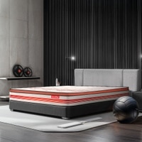 Boltt Plus 3 Zoned NRG Layer Medium Firm Bonnell Spring Euro Top Mattress with Extra Air Circulation and Coolness (72 x 66 in, 8 Inches)