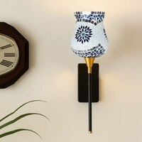 Devansh Metal Electric Wall Light in Black Colour with Multi Shade Count of 1 Light