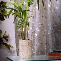 Donna Beige Marble Planter