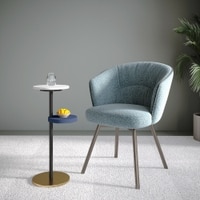 Palmer Metal Drink Table In Gold Finish