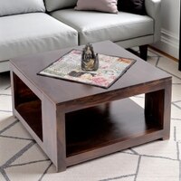 Milan Sheesham Wood Coffee Table In Walnut Finish