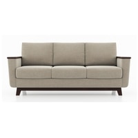 Corby Essential 3 Seater Fabric Sofa In Oyster Beige