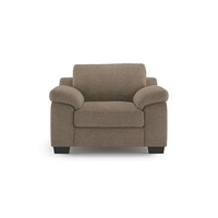 Esquel Premium 1 Seater Fabric Sofa in Mist Brown Colour