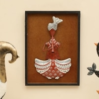 W-Akemi Abstract Metal Wall Decor in Multicolor Set of 1