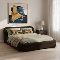 Casa Haven Relax Queen Size Bed in velvet With Engineered Hardwood Frame & Hydraulic Storage