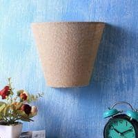 Flemming Beige Natural Fiber Wall Light