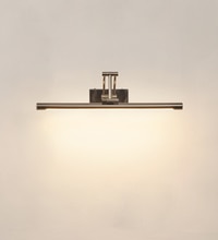 Rosalyn 3 Colour Led Adjustable Swivel Picture Light In Pearl Black Finish