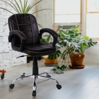 Crestino Medium Back Office Chair Adjustable Ergonomic Desk Chair