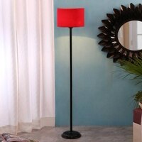 Gregory Pink Cotton Shade Floor Lamp