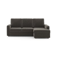 Apollo Compact Sofa (Colour : Smoke, Cushion : Hard, Back Type : High Back, Seating Capacity : Right Aligned 2 Seater + Right Aligned Chaise)