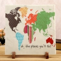 Map Marble Showpiece
