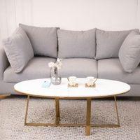 Griffin Coffee Table In Mirror Gold Finish