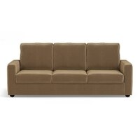 Apollo Compact Sofa Set (Colour : Fawn Velvet, Cushion : Hard, Back Type : High Back, Seater : 3+2+1)
