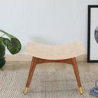 Zuno Seating Stool in Beige Color