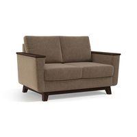 Corby Premium 2 Seater Fabric Sofa in Mist Brown Colour