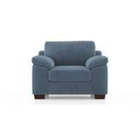 Esquel Essential 1 Seater Fabric Sofa In Ocean Weave