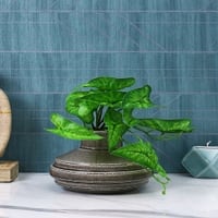 Brown Burmese Designed Ceramic Vase