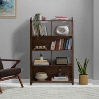 Wordle Solid Sheesham Wood Book Shelf 4 Shelves Provincial Teak Finish Set of 1