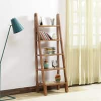 Ladwing Solid Wood Bookcase in Natural