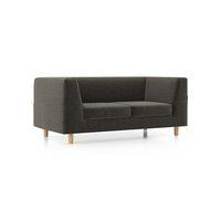 Rubik Premium 2 Seater Fabric Sofa in Smoke Colour
