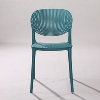 Kepler Brooks Serena Cafeteria Dining Chair in Teal Colour