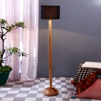 Devansh Wooden Foor Lamp