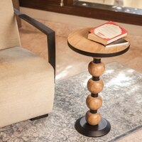 Ireka Homes Pearl Wooden End Table