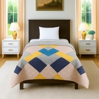 Soft,Luxurious, All Season, Reversible & Cozy  Single Bed Comforter