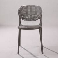Kepler Brooks Serena Cafeteria Dining Chair in Grey Colour