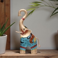 Myron Metal Showpiece in Multicolor