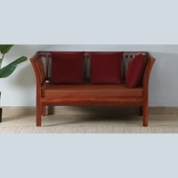 Urdhan 2 Seater Sofa in Honey Finish