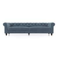 Winchester Essential 4 Seater Fabric Sofa In Ocean Weave